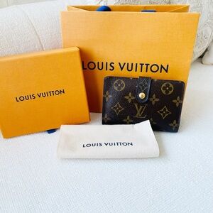 Louis Vuitton Kiss Lock monogram Wallet